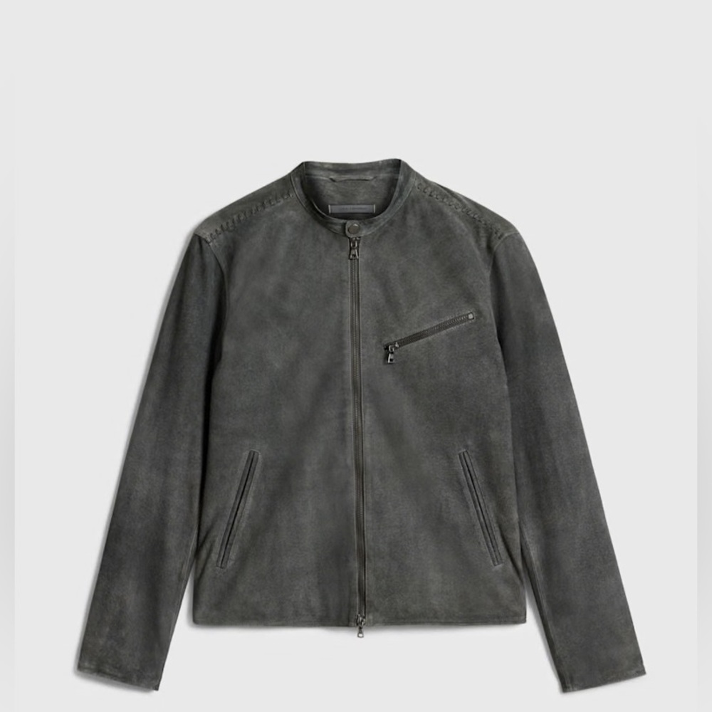 $898 NWT John Varvatos Reede Racer Jacket EU 52 USA 42 - Picture 2 of 12